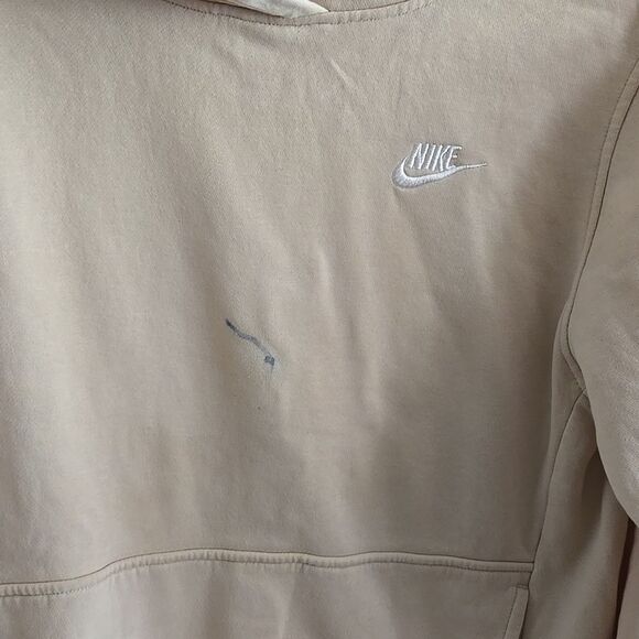 Nike Cream FLAW Hoodie Xl Kids Or Xxs Adult Swoosh Unisex Athletic As Is Top Boy - Picture 12 of 16